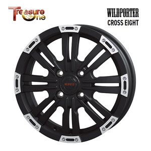 送料無料 トレジャーワン WILDPORTER CROSS EIGHT 4B-12 +42 4H-100 (12インチ) 4H100 4B+42【1本単品 新品】