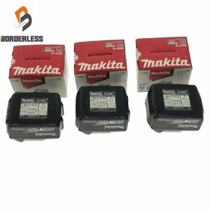 【未使用3個セット!1円スタート!送料無料】makita 18V 6.0Ah 純正 リチウムイオンバッテリー BL1860B 残量表示付 83876