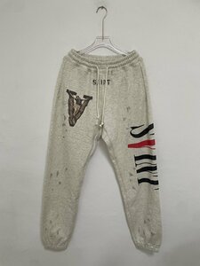 saint michael vlone 【Saint Mxxxxxxx】セントマイケルスウェットロングパンツ】 ボトムス ファッション 中古 Mサイズ