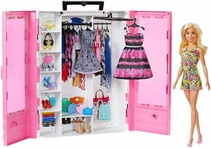 バービー(Barbie) バービーとピンクなクローゼット ドール&ファッションセット 【着せ替え人形・ハウス 】【ドール、アクセサリー付き】【3