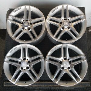 管理番号：Ｓ12-72【4本価格】【17x7.5J 17x8.5J 5x112 ET+47/58 ハブ66.5】ベンツ純正・W204 Cクラス等・直接引取・適格請求書発行可能