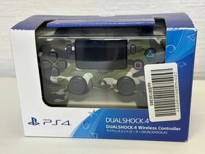 美品 SONY ソニー PlayStation 4 DUALSHOCK4 Wireless Controller ワイヤレスコントローラー CUH-ZCT2J Green Camouflage