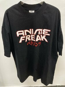 VETEMENTS ヴェトモン Anime Freak T-SHIRT 半袖 Tシャツ ブラック M 中古 TN 1