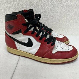 ナイキ 観賞用 AIR JORDAN 1 エアジョーダン1 94年復刻 シカゴ 130207-101 スニーカー 26.5cm