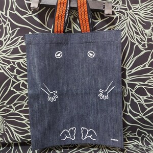 ゲゲゲの鬼太郎 ぬりかべ トートバッグ ぬりかべイラスト 新品 日本製布バッグ サイズ35×29 コットン100％ 水木プロ 希少価値