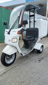 ホンダ ジャイロキャノピーfi 4スト TA03ー110***エンジン 絶好調 ミニカー登録。honda gyro canopy. 