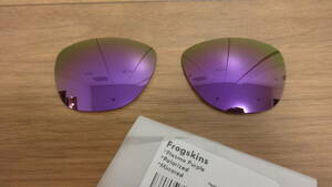 処分価格！★オークリー フロッグスキン 用 カスタム偏光レンズ PLAZMA PURPLE Color Polarized 新品 Frogskins