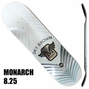 MONARCH PROJECT/モナークプロジェクト SKY HORUS BLUE 8.25x31.9 DECK スカイブラウン シグネーチャー[返品、交換不可]