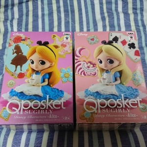 送金無料 未開封 【Qposket SUGIRLY Disney Characters】 アリス -Alice in Wonderland- 二個セット ディズニー アリスインワンダーランド