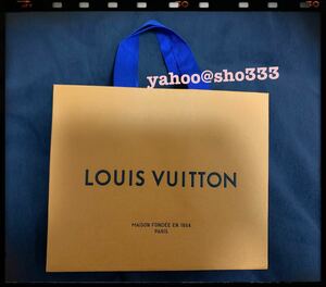 ↓↓値下げしました！☆#LOUISVUITTON　ルイヴィトン ショッパーセット ショッパー バッグ 紙袋 1枚 +保存袋 (未使用に近い)ショップ袋