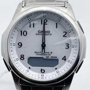 【67208】カシオ　CASIO　メンズ腕時計　WVA-M630D-7AJF　SS　ソーラー　ケース、保証書付き