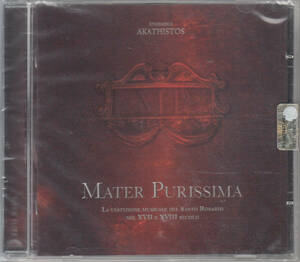 ◆新品・送料無料◆アンサンブル・アカティトス/MATER PURISSIMA～17世紀、18世紀の宗教音楽集 Import L9254