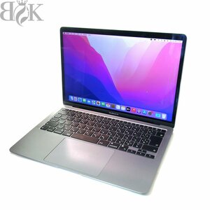 訳あり美品 Apple MacBook Air アップル マックブックエアー 2020 M1 8GB スペースグレイ 充放電回数63回 動作品 〓