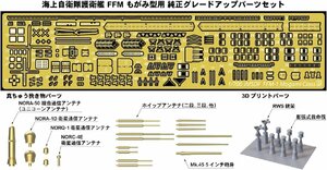 ピットロード GB7023 1/700 GBシリーズ 海上自衛隊 護衛艦 FFM もがみ型用