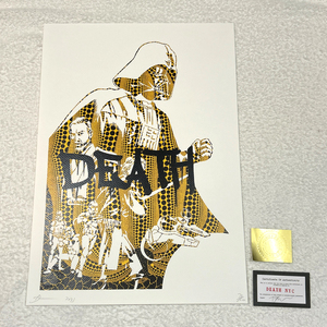 DEATH NYC STARWARS ダースベイダー 草間彌生 南瓜 アナキン ジェダイ 世界限定100枚 ポップアート アートポスター 現代アート KAWS Banksy