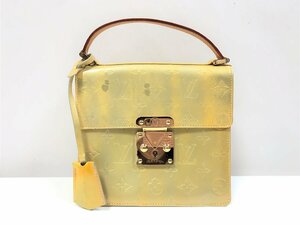 ★ルイヴィトン LOUIS VUITTON モノグラム ヴェルニ スプリングストリート M91029 ハンドバッグ イエロー系 レディース 中古★002420