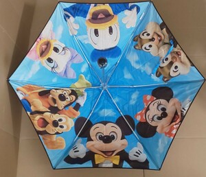 ディズニー　 折りたたみ傘 　晴雨兼用　実写　