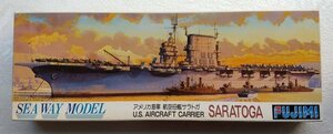 プラモデル : アメリカ海軍航空母艦 サラトガ 1/700 フジミ