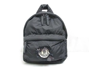 モンクレール MONCLER GENIUS 4 SIMONE ROCHA BACK PACK バックパック リュック 黒 ブラック ワッペン ジーニアス シモーネ ロシャ 正規品