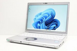 1円スタート ノートパソコン Windows11 Panasonic レッツノート CF-SV7 DVDマルチ 第8世代 Core i5 SSD256GB メモリ8GB Windows10 カメラ