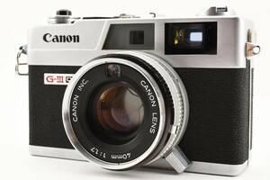 #1349★大特価★ CANON キヤノン Canonet QL17 G-III レンジファインダー コンパクトカメラ★