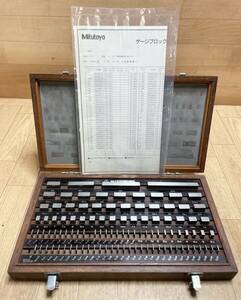 未使用 ！？ ミツトヨ ブロックゲージ BM1-103-2 Mitutoyo BLOCK GAUGE M1