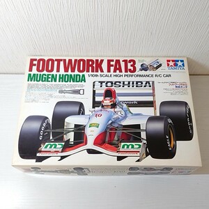 ス50【100】1円～ 未組立 タミヤ 1/10 フォーミュラ1タイプ 電動RCレーシングカー フットワークFA13 ラジコン