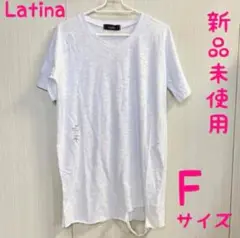 新品未使用　Tシャツ　LATINA ラティーナ　トップス  ダメージ　シンプル