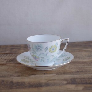 ミントン ヴァネッサ 花柄 コーヒーカップ ソーサー Minton Vanessa #220209-2~8 イギリス ヴィンテージ 食器 陶器 レトロ アンティーク