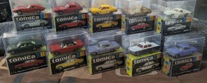 トミカ　1a(s)ホイール　10種類　日本製　黒箱　紫ハコスカ　赤色灯a クラウンパトカー等