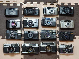 キャノン／ニコン／リコー／ミノルタ／マミヤ／チノン他　フィルムカメラ まとめ 計16台