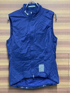 HK761 ラファ Rapha WOMENS PRO TEAM INSULATED GILET サイクルベスト ジレ 紺 M 裏起毛 ※破れ