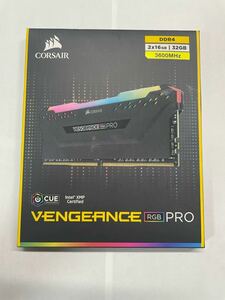 CORSAIR　VENGEANCE　RGB　PRO　DDR4　32GB（16GB×2）　3200MHz　CMW32GX4M2D3600C18