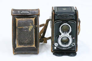 MINOLTA（ミノルタ）AUTOCORD　前期　初期型　日本製　二眼レフカメラ　ジャンク品