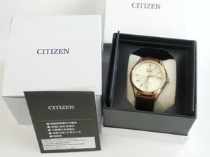 CITIZEN シチズン 8200-S124581 デイデイト 裏スケ 自動巻 革バンド メンズ腕時計