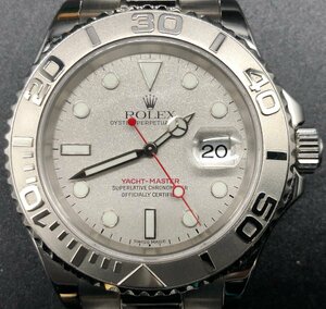 ROLEX ロレックス ヨットマスター 16622 腕時計 自動巻き S/N:Y257671 シルバー文字盤 箱/保証書付属 ☆良品☆[78-1112-O5]