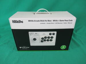 61/Q949★8BitDo ARCADE STICK for Xbox (White ホワイト)★アーケードスティック★動作確認済み 中古品