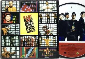 【英7ピクチャー】 EAST 17 / WEST END GIRLS (PET SHOP BOYS カバー) 1993 UK盤 7インチシングルレコード EP 45