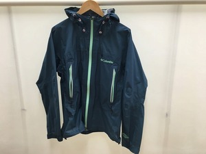 コロンビア Columbia 【並品】デアトゥディスカバージャケット レディースM ネイビー PM5040