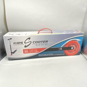 Σ未使用品 キッズスクーター KIDSSCOOTER トーシン産業 レッド 赤色 折り畳み式 ブレーキ搭載 ハンドル高さ調整可能 耐荷重40kgΣN52523