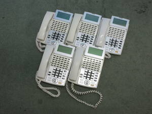 ☆NTT西日本 ビジネスホン 36ボタン電話機 NX-(36)STEL-(1)(W)×5台☆ T0000702-1