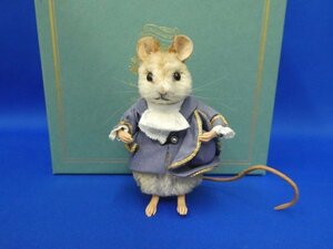 田A01240★R.John wright GENTLEMAN MOUSE / アールジョンライト 人形 限定300 ネズミ ねずみ マウス 男 コレクション