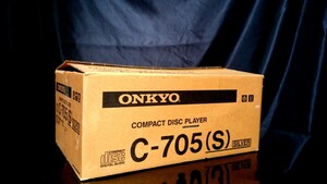 ONKYO C-705 オンキヨー 高音質CDプレーヤー♪除菌クリーニング品♪ピックアップレンズ交換整備★元箱
