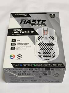 【新品・未開封】HyperX Pulsefire Haste ゲーミングマウス 4P5D8AA ワイヤレス ホワイト
