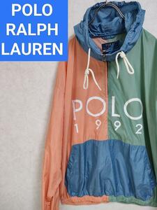 ポロラルフローレン　1992 ナイロンジャケット　パステルカラー　ポロスポーツ　POLO RALPH LAUREN SPORT RRL　RLX