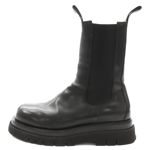 BOTTEGA VENETA ボッテガヴェネタ LUG CHELSEA BOOT ラグチェルシーロングブーツ ブラック