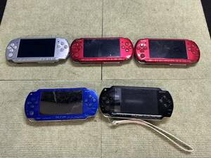 SONY　ソニー　PSP　本体　PSP-3000　PSP-1000　5台セット　まとめて　未チェック　ジャンク品