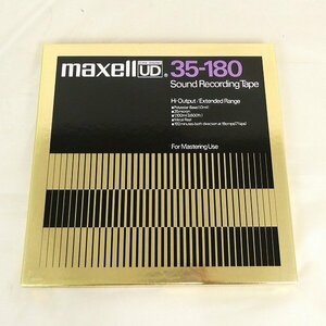 マクセル maxell オープンリールテープ メタルリール UD 35-180 サウンドレコーディング 10号 1100m オーディオ 録音済 現状品■DZ421s■