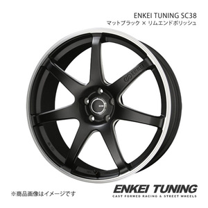 ENKEI TUNING SC38 アルミホイール1本 レックス A201F(2022/11～)【16×6.0J 4-100 +45 マットブラックリムエンドポリッシュ】 共豊