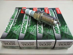 三菱 パジェロイオ H76W MITSUBISHI PAJERO IO / デンソー DENSO スパークプラグ イリジウムタフ VKA20 V9110-5623 4本セット!!!!!!+++++++